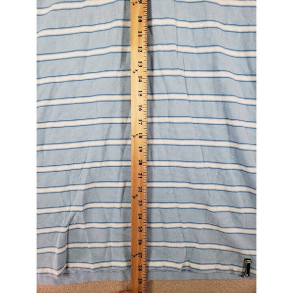 Southpole Shirt Mens 2XL XXL Polo Striped Collared Blue Cotton Button Pullover - Picture 5 of 12